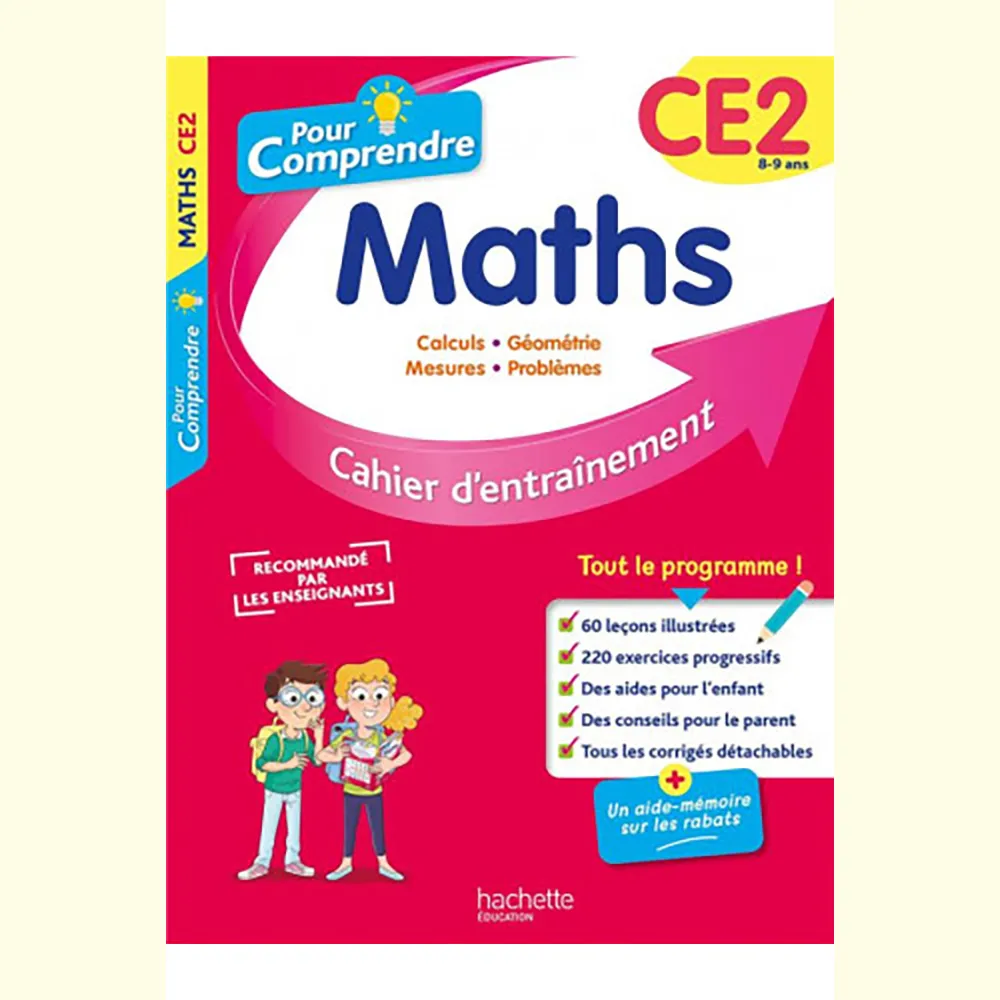 POUR COMPRENDRE MATHS CE2 CAHIER D'ENTRAINEMENT - Librairie Papeterie ...